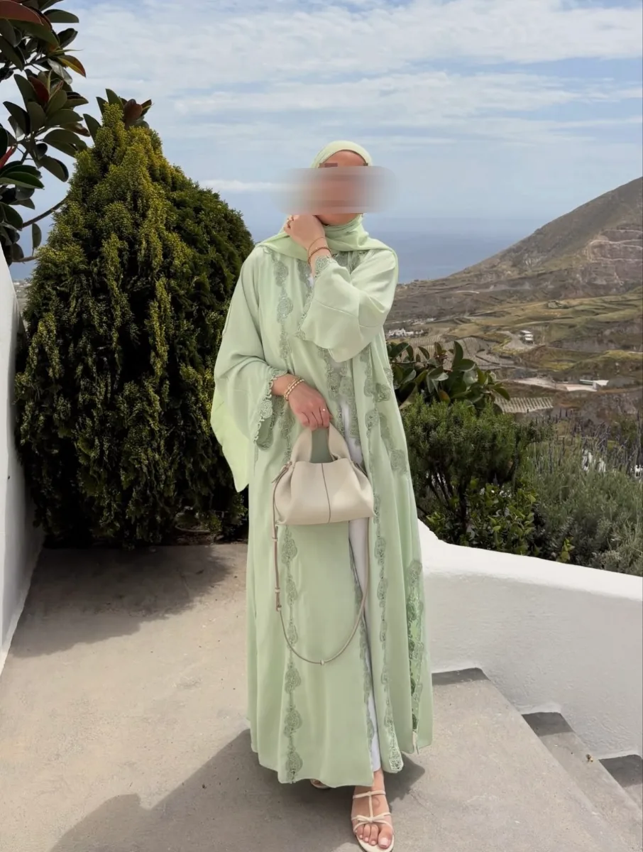 Yazal Sage Abaya — Noor Al Haya Abaya